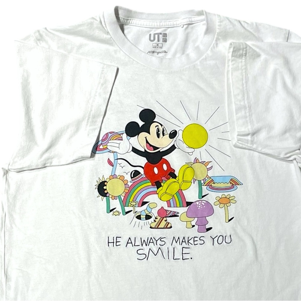 DISNEY UNIQLO MICKEY MOUSE KIDCORE COQUETTE CUTE MEDUIM TEE